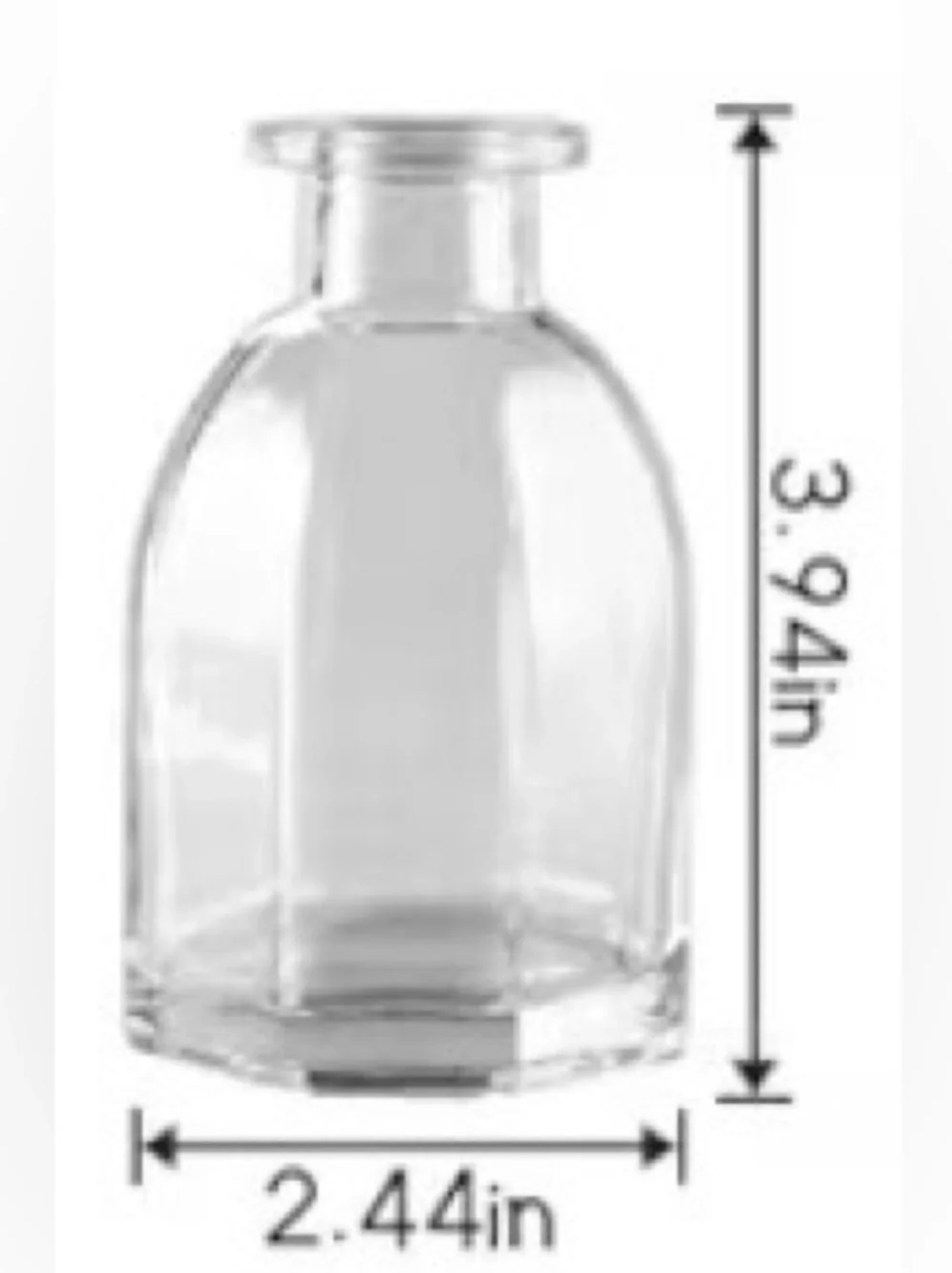 Clear Glass Decorative Bud Vase Trio